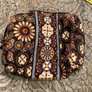 Vera bradley canyon makeup travel bag